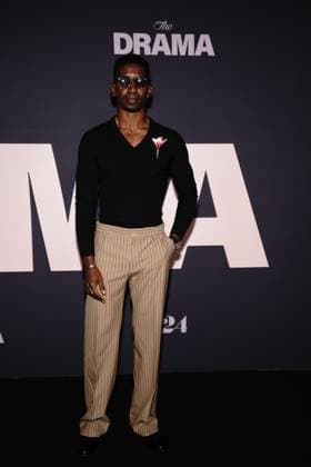 Mamoudou Athie at arrivals for THE DRAMA Premiere, Regal Union Square, New York, NY, April 02, 2026. Photo By: Kristin Callahan Everett Collection THE DRAMA Premiere PUBLICATIONXNOTxINxCANxCHNxFRAxITAxJPNxNORxPOLxRUSxESPxUKxUSA