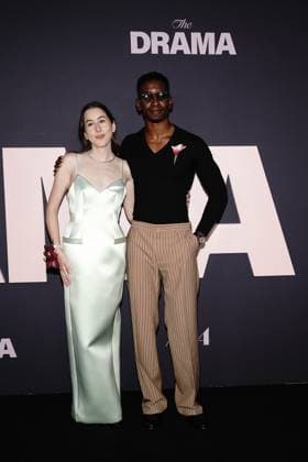 Alana Haim, Mamoudou Athie at arrivals for THE DRAMA Premiere, Regal Union Square, New York, NY, April 02, 2026. Photo By: Kristin Callahan Everett Collection THE DRAMA Premiere PUBLICATIONXNOTxINxCANxCHNxFRAxITAxJPNxNORxPOLxRUSxESPxUKxUSA