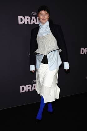 Bobbi Salvor Menuez at arrivals for THE DRAMA Premiere, Regal Union Square, New York, NY, April 02, 2026. Photo By: Kristin Callahan Everett Collection THE DRAMA Premiere PUBLICATIONXNOTxINxCANxCHNxFRAxITAxJPNxNORxPOLxRUSxESPxUKxUSA