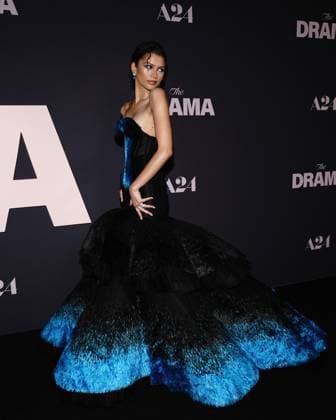 Zendaya at arrivals for THE DRAMA Premiere, Regal Union Square, New York, NY, April 02, 2026. Photo By: Kristin Callahan Everett Collection THE DRAMA Premiere PUBLICATIONXNOTxINxCANxCHNxFRAxITAxJPNxNORxPOLxRUSxESPxUKxUSA