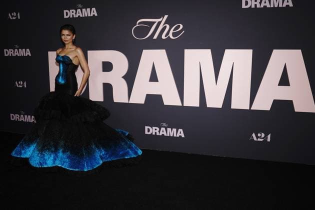 Zendaya at arrivals for THE DRAMA Premiere, Regal Union Square, New York, NY, April 02, 2026. Photo By: Kristin Callahan Everett Collection THE DRAMA Premiere PUBLICATIONXNOTxINxCANxCHNxFRAxITAxJPNxNORxPOLxRUSxESPxUKxUSA