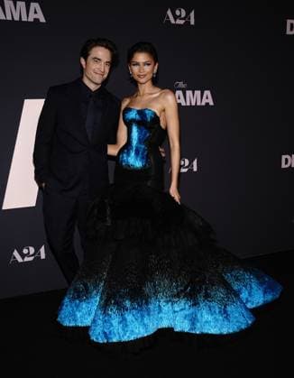 Robert Pattinson, Zendaya at arrivals for THE DRAMA Premiere, Regal Union Square, New York, NY, April 02, 2026. Photo By: Kristin Callahan Everett Collection THE DRAMA Premiere PUBLICATIONXNOTxINxCANxCHNxFRAxITAxJPNxNORxPOLxRUSxESPxUKxUSA