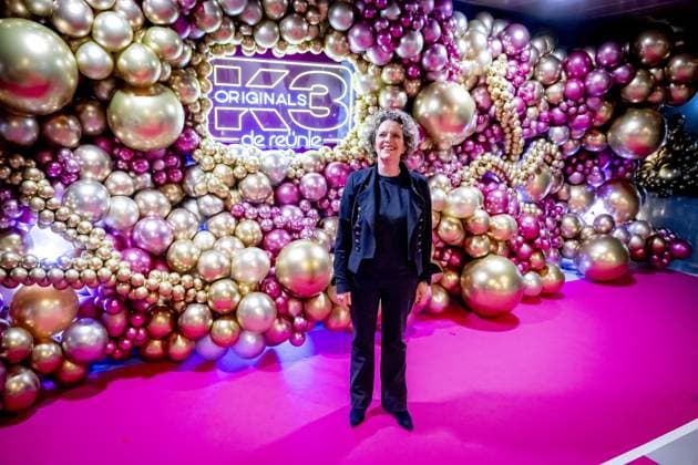 ROTTERDAM - Brigitte Kaandorp on the Pink Carpet at the concert of the original K3 lineup (Karen, Kristel, and Kathleen) in Rotterdam Ahoy ROBIN UTRECHT ANP netherlands out - belgium out  Copyright: xx x554954009x originalFilename: 554954009.jpg