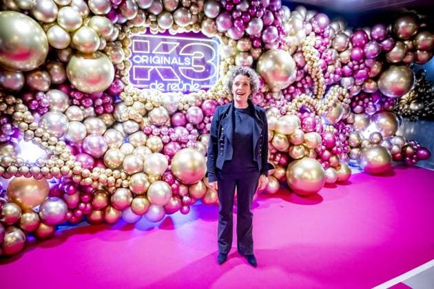 ROTTERDAM - Brigitte Kaandorp on the Pink Carpet at the concert of the original K3 lineup (Karen, Kristel, and Kathleen) in Rotterdam Ahoy ROBIN UTRECHT ANP netherlands out - belgium out  Copyright: xx x554954015x originalFilename: 554954015.jpg