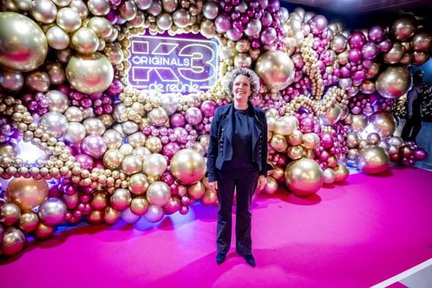 ROTTERDAM - Brigitte Kaandorp on the Pink Carpet at the concert of the original K3 lineup (Karen, Kristel, and Kathleen) in Rotterdam Ahoy ROBIN UTRECHT ANP netherlands out - belgium out  Copyright: xx x554954020x originalFilename: 554954020.jpg