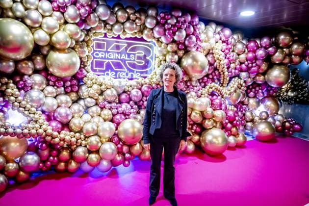 ROTTERDAM - Brigitte Kaandorp on the Pink Carpet at the concert of the original K3 lineup (Karen, Kristel, and Kathleen) in Rotterdam Ahoy ROBIN UTRECHT ANP netherlands out - belgium out  Copyright: xx x554954026x originalFilename: 554954026.jpg