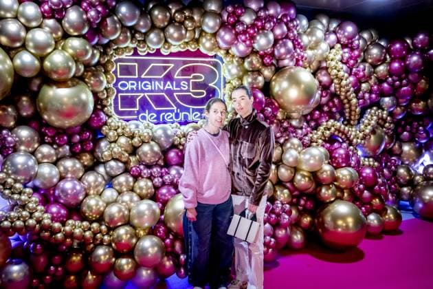 ROTTERDAM - on the Pink Carpet at the concert of the original lineup of K3 (Karen, Kristel and Kathleen) in Rotterdam Ahoy ROBIN UTRECHT ANP netherlands out - belgium out  Copyright: xx x554954034x originalFilename: 554954034.jpg