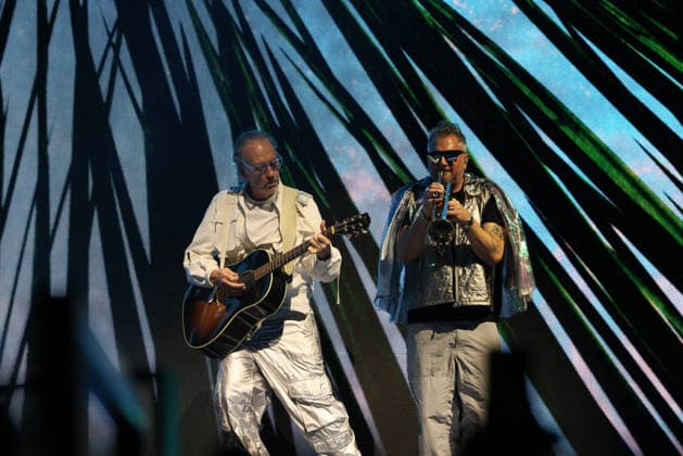 Basement Jaxx live at Royal Albert Hall, London, UK, 02 April 2026. Basement Jaxx performing live at Royal Albert Hall, London, UK, 02 April 2026., Credit:Roger Alarcon Avalon United Kingdom, London  Copyright: xRogerxAlarconx xAvalonx 1088304479