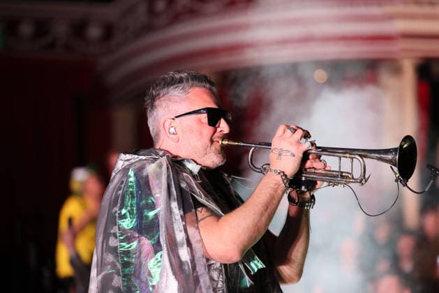 Basement Jaxx live at Royal Albert Hall, London, UK, 02 April 2026. Basement Jaxx performing live at Royal Albert Hall, London, UK, 02 April 2026., Credit:Roger Alarcon Avalon United Kingdom, London  Copyright: xRogerxAlarconx xAvalonx 1088305034