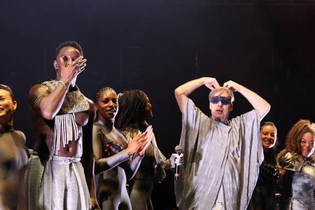 Basement Jaxx live at Royal Albert Hall, London, UK, 02 April 2026. Basement Jaxx performing live at Royal Albert Hall, London, UK, 02 April 2026., Credit:Roger Alarcon Avalon United Kingdom, London  Copyright: xRogerxAlarconx xAvalonx 1088305081