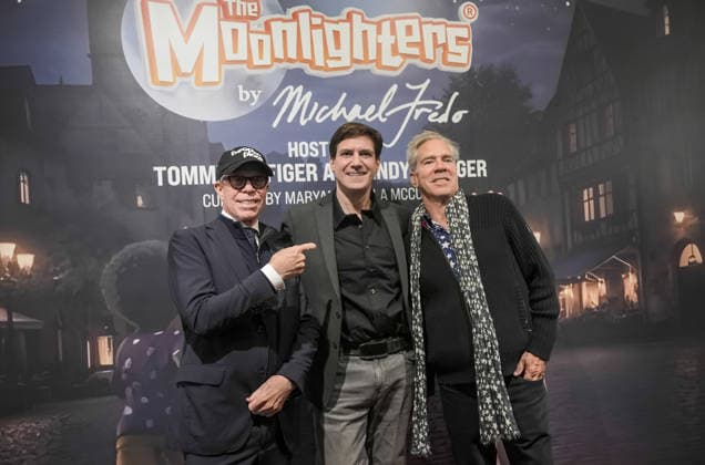 Artist Michael Fredo’s The Moonlighters hosted by Tommy Hilfiger and Andy Hilfiger in New York NEW YORK CITY, UNITED STATES - APRIL 02: One Art Space Tribeca presents Michael Fredo’s (C) The Moonlighters hosted by famous fashion designer Tommy Hilfiger (L) and his brother Andy Hilfiger (R) on April 2, 2026, New York City, U.S. Selcuk Acar Anadolu New York United States. Editorial use only. Please get in touch for any other usage.  Copyright: x2026xAnadoluxSelcukxAcarx