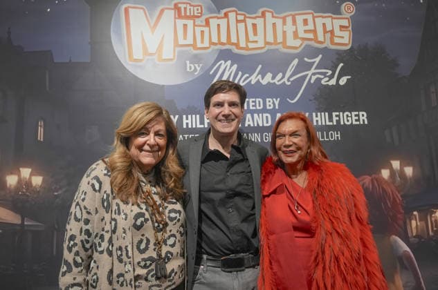 Artist Michael Fredo’s The Moonlighters hosted by Tommy Hilfiger and Andy Hilfiger in New York NEW YORK CITY, UNITED STATES - APRIL 02: Fern Mallis (L), a prominent American fashion executive and Carmen D Alessio (R), one of the founders of Studio 54, attend the opening of Michael Fredo’s (C) The Moonlighters at One Art Space Tribeca, on April 2, 2026, New York City, U.S. The showcase features the presentation of the Smile Collection, inspired by curator MaryAnn Giella McCulloh’s first encounter with Michael Fredo’s whimsical, magical clay sculptures which brought an immediate smile, inspiring the collection’s name. Selcuk Acar Anadolu New York United States. Editorial use only. Please get in touch for any other usage. Copyright: x2026xAnadoluxSelcukxAcarx