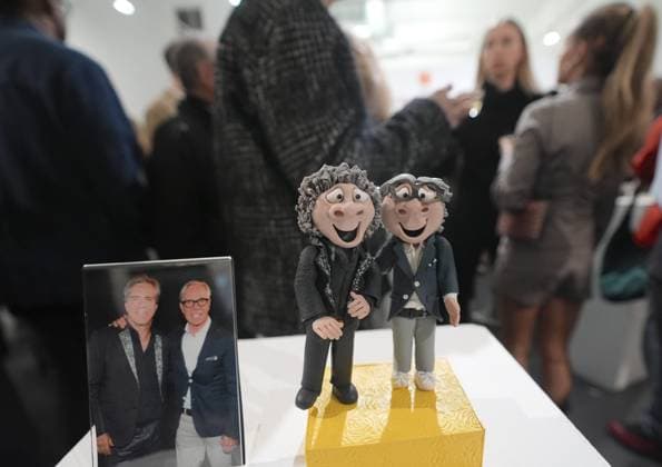 Artist Michael Fredo’s The Moonlighters hosted by Tommy Hilfiger and Andy Hilfiger in New York NEW YORK CITY, UNITED STATES - APRIL 02: One Art Space Tribeca presents Michael Fredo’s (C) The Moonlighters hosted by famous fashion designer Tommy Hilfiger (L) and his brother Andy Hilfiger (R) on April 2, 2026, New York City, U.S. Selcuk Acar Anadolu New York United States. Editorial use only. Please get in touch for any other usage.  Copyright: x2026xAnadoluxSelcukxAcarx