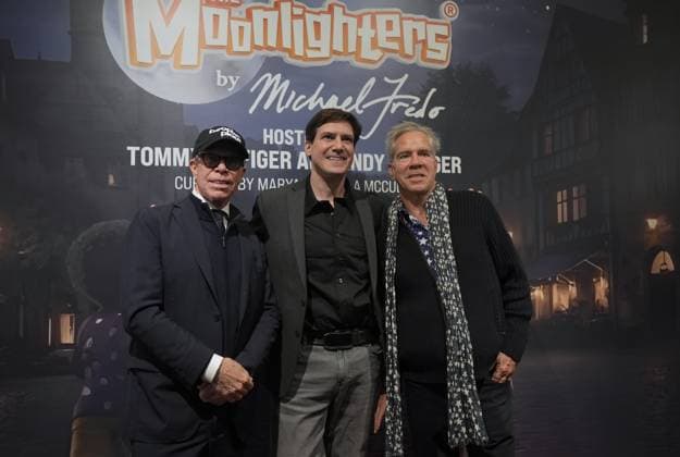 Artist Michael Fredo’s The Moonlighters hosted by Tommy Hilfiger and Andy Hilfiger in New York NEW YORK CITY, UNITED STATES - APRIL 02: One Art Space Tribeca presents Michael Fredo’s (C) The Moonlighters hosted by famous fashion designer Tommy Hilfiger (L) and his brother Andy Hilfiger (R) on April 2, 2026, New York City, U.S. Selcuk Acar Anadolu New York United States. Editorial use only. Please get in touch for any other usage.  Copyright: x2026xAnadoluxSelcukxAcarx