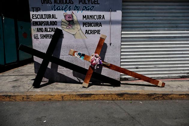April 3, 2026, Mexico City, Cdmx, Mexico: As part of Holy Week, the Stations of the Cross were held today. According to the Catholic Church, this event commemorates Jesus crucifixion and death after a soldier pierced his side with a spear. The reenactment was performed by residents of the Tenorios area, which belongs to the Iztapalapa borough. Hundreds of people of all ages walked the streets dressed as apostles, wearing crowns of thorns and carrying crosses of varying sizes to ask for favors or give thanks for miracles they prayed to God for and received. The crucifixion of the actors portraying Dismas, Gestas, and Jesus takes place every year in the Tezontle mines located within the Tenorios area. Hundreds of residents gather there to or - ZUMAp204 20260403_zip_p204_003 Copyright: xJosuexPerezx