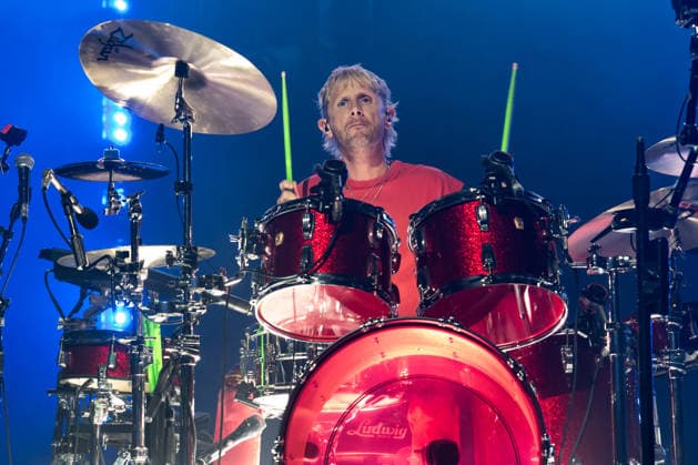 Muse Play O2 Academy Brixton London - 3 Apr 2026 Dominic Howard of Muse rock band, performs live on stage at the O2 Academy Brixton London. Muse played an intimate album launch show at the O2 Academy Brixton London on April 3rd to celebrate their 10th studio album The Wow! Signal The Album will be released later this year. Muse are Matt Bellamy, Chris Wolstenholme and Dominic Howard. London United Kingdom Copyright: xBonniexBritainx xSOPAxImagesx MUS01278