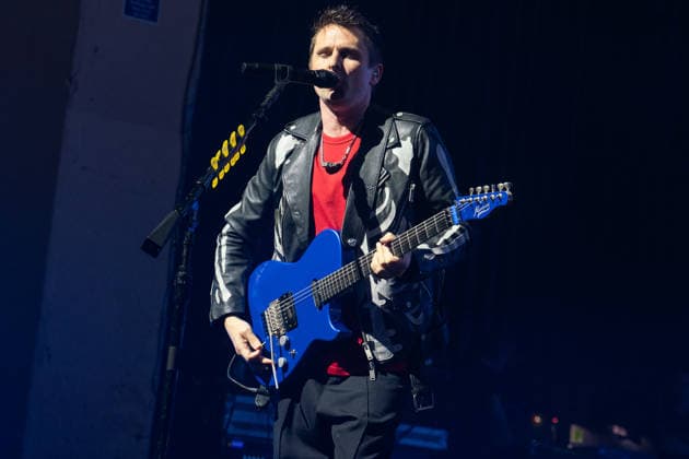 Muse Play O2 Academy Brixton London - 3 Apr 2026 Matt Bellamy of Muse rock band, performs live on stage at the O2 Academy Brixton London. Muse played an intimate album launch show at the O2 Academy Brixton London on April 3rd to celebrate their 10th studio album The Wow! Signal The Album will be released later this year. Muse are Matt Bellamy, Chris Wolstenholme and Dominic Howard. London United Kingdom Copyright: xBonniexBritainx xSOPAxImagesx MUS01372