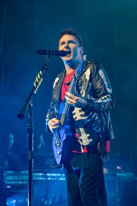 Muse Play O2 Academy Brixton London - 3 Apr 2026 Matt Bellamy of Muse rock band, performs live on stage at the O2 Academy Brixton London. Muse played an intimate album launch show at the O2 Academy Brixton London on April 3rd to celebrate their 10th studio album The Wow! Signal The Album will be released later this year. Muse are Matt Bellamy, Chris Wolstenholme and Dominic Howard. London United Kingdom Copyright: xBonniexBritainx xSOPAxImagesx MUS01424