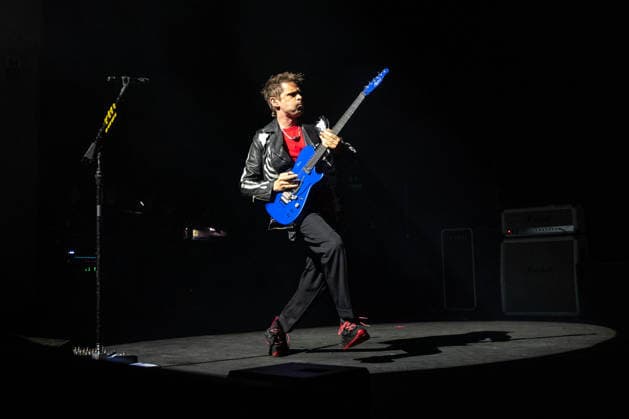 Muse Play O2 Academy Brixton London - 3 Apr 2026 Matt Bellamy of Muse rock band, performs live on stage at the O2 Academy Brixton London. Muse played an intimate album launch show at the O2 Academy Brixton London on April 3rd to celebrate their 10th studio album The Wow! Signal The Album will be released later this year. Muse are Matt Bellamy, Chris Wolstenholme and Dominic Howard. London United Kingdom Copyright: xBonniexBritainx xSOPAxImagesx MUS01427