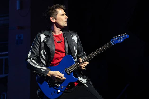 Muse Play O2 Academy Brixton London - 3 Apr 2026 Matt Bellamy of Muse rock band, performs live on stage at the O2 Academy Brixton London. Muse played an intimate album launch show at the O2 Academy Brixton London on April 3rd to celebrate their 10th studio album The Wow! Signal The Album will be released later this year. Muse are Matt Bellamy, Chris Wolstenholme and Dominic Howard. London United Kingdom Copyright: xBonniexBritainx xSOPAxImagesx MUS01448
