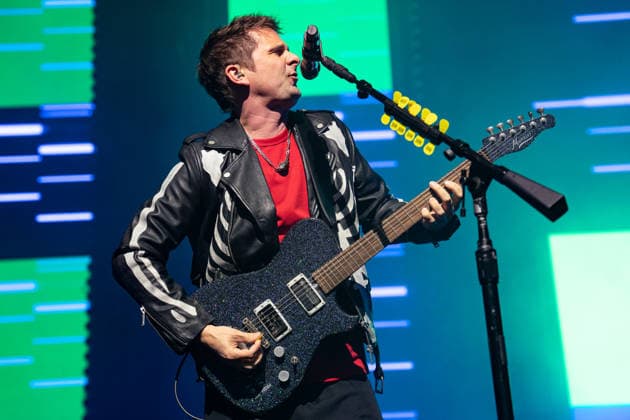 Muse Play O2 Academy Brixton London - 3 Apr 2026 Matt Bellamy of Muse rock band, performs live on stage at the O2 Academy Brixton London. Muse played an intimate album launch show at the O2 Academy Brixton London on April 3rd to celebrate their 10th studio album The Wow! Signal The Album will be released later this year. Muse are Matt Bellamy, Chris Wolstenholme and Dominic Howard. London United Kingdom Copyright: xBonniexBritainx xSOPAxImagesx MUS01750
