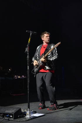 Muse Play O2 Academy Brixton London - 3 Apr 2026 Matt Bellamy of Muse rock band, performs live on stage at the O2 Academy Brixton London. Muse played an intimate album launch show at the O2 Academy Brixton London on April 3rd to celebrate their 10th studio album The Wow! Signal The Album will be released later this year. Muse are Matt Bellamy, Chris Wolstenholme and Dominic Howard. London United Kingdom Copyright: xBonniexBritainx xSOPAxImagesx MUS01949