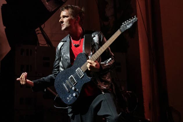 Muse Play O2 Academy Brixton London - 3 Apr 2026 Matt Bellamy of Muse rock band, performs live on stage at the O2 Academy Brixton London. Muse played an intimate album launch show at the O2 Academy Brixton London on April 3rd to celebrate their 10th studio album The Wow! Signal The Album will be released later this year. Muse are Matt Bellamy, Chris Wolstenholme and Dominic Howard. London United Kingdom Copyright: xBonniexBritainx xSOPAxImagesx MUS01981