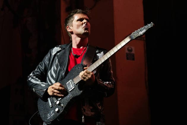 Muse Play O2 Academy Brixton London - 3 Apr 2026 Matt Bellamy of Muse rock band, performs live on stage at the O2 Academy Brixton London. Muse played an intimate album launch show at the O2 Academy Brixton London on April 3rd to celebrate their 10th studio album The Wow! Signal The Album will be released later this year. Muse are Matt Bellamy, Chris Wolstenholme and Dominic Howard. London United Kingdom Copyright: xBonniexBritainx xSOPAxImagesx MUS01983