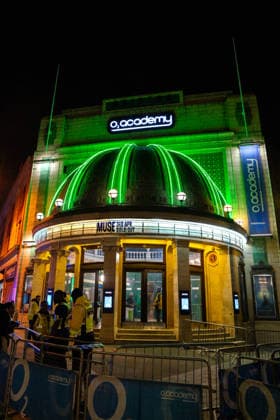Muse Play O2 Academy Brixton London - 3 Apr 2026 The Front of the O2 Academy in Brixton London with Muse sign. Muse played an intimate album launch show at the O2 Academy Brixton London on April 3rd to celebrate their 10th studio album The Wow! Signal The Album will be released later this year. Muse are Matt Bellamy, Chris Wolstenholme and Dominic Howard. London United Kingdom Copyright: xBonniexBritainx xSOPAxImagesx MUS02287