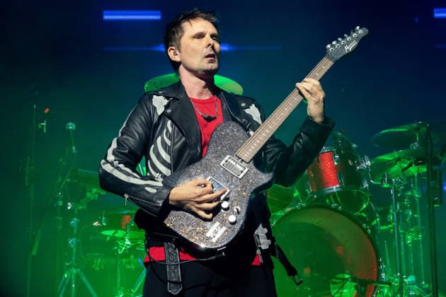 April 3, 2026, London, United Kingdom: Matt Bellamy of Muse rock band, performs live on stage at the O2 Academy Brixton London. Muse played an intimate album launch show at the O2 Academy Brixton London on April 3rd to celebrate their 10th studio album The Wow! Signal The Album will be released later this year..Muse are Matt Bellamy, Chris Wolstenholme and Dominic Howard. London United Kingdom - ZUMAs197 20260403_aaa_s197_307 Copyright: xBonniexBritainx