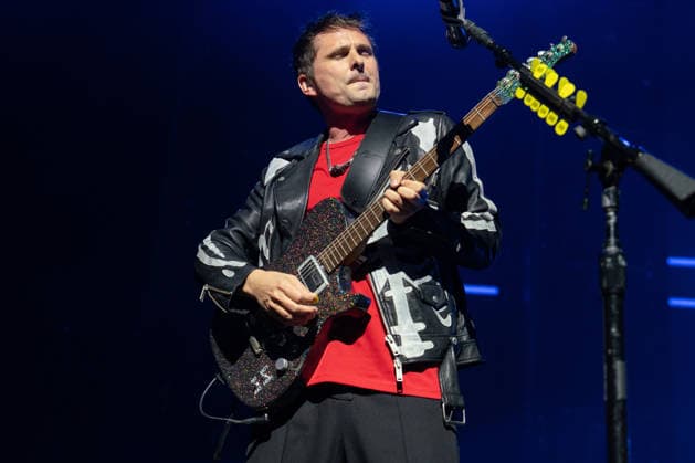 April 3, 2026, London, United Kingdom: Matt Bellamy of Muse rock band, performs live on stage at the O2 Academy Brixton London. Muse played an intimate album launch show at the O2 Academy Brixton London on April 3rd to celebrate their 10th studio album The Wow! Signal The Album will be released later this year..Muse are Matt Bellamy, Chris Wolstenholme and Dominic Howard. London United Kingdom - ZUMAs197 20260403_aaa_s197_316 Copyright: xBonniexBritainx