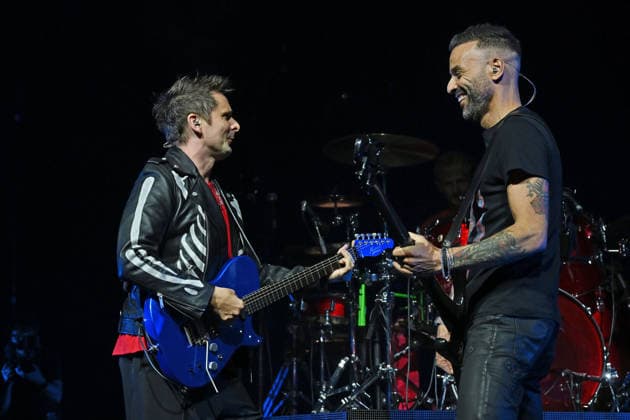 Muse performing at O2 Brixton Academy LONDON, ENGLAND - APRIL 03: Matt Bellamy and Chris Wolstenholme of ˜Muse™ performing at O2 Brixton Academy on April 03, 2026 in London, England. EDITORIAL USE ONLY! CAP MAR MAR Great Britain Copyright: xMartinxHarris CapitalxPicturesx