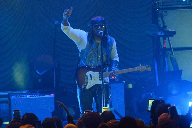 Leon Thomas Performs at Eventim Apollo, London, UK American singer-songwriter Leon Thomas (born Leon George Thomas III) performs at The Eventim Apollo, London, England, UK on Friday 3 April 2026 as part of his Mutts Don t Heel Tour 2026., Credit:Justin Ng Avalon UK, England, London, Eventim Apollo  Copyright: xJustinxNgx xAvalonx 1088495621
