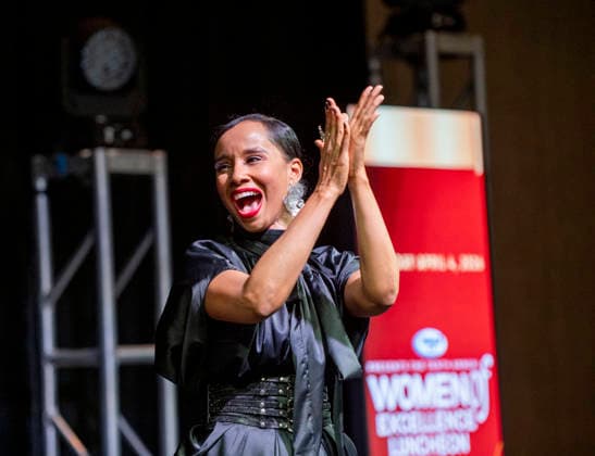 April 4, 2026, Philadelphia, Pennsylvania, United States: R&B singer, songwriter, VIVIAN GREEN, speaking at the WDAS-FM tenth annual Women Of Excellence awards luncheon where she received the Trailblazing award at the Philadelphia Sheraton Philadelphia United States - ZUMArf1_ 20260404_zaf_rf1_037 Copyright: xRickyxFitchettx