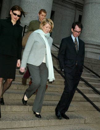 Martha Stewart Fraud Charges Dismissed Mar 01, 2004; New York, NY, USA; Domestic diva MARTHA STEWART exits Manhattan Federal Court. A judge dismissed the securities fraud charge facing her on Friday. New York NY USA Copyright: xNancyxKaszermanx