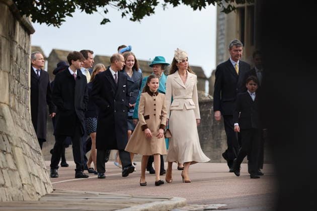 . 05 04 2026. Windsor , United Kingdom. UK Royals arriving at the Easter Sunday church service at Windsor Castle , United Kingdom.  xStephenxLockx xi-Imagesx IIM-26682-0001