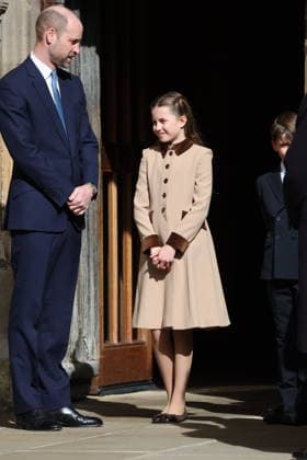 . 05 04 2026. Windsor , United Kingdom. UK Royals arriving at the Easter Sunday church service at Windsor Castle , United Kingdom.  xStephenxLockx xi-Imagesx IIM-26682-0014