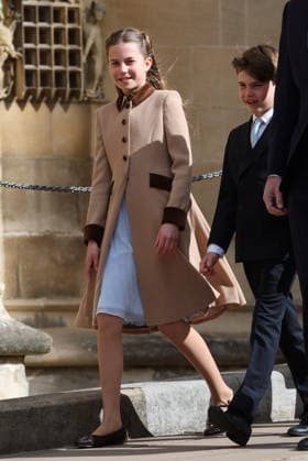 . 05 04 2026. Windsor , United Kingdom. UK Royals arriving at the Easter Sunday church service at Windsor Castle , United Kingdom.  xStephenxLockx xi-Imagesx IIM-26682-0016