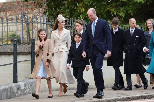 . 05 04 2026. Windsor , United Kingdom. UK Royals arriving at the Easter Sunday church service at Windsor Castle , United Kingdom.  xStephenxLockx xi-Imagesx IIM-26682-0018