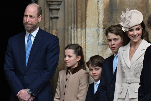 April 5, 2026, Windsor, Windsor, UK: Windsor, UK. William, Prince of Wales, Catherine, Princess of Wales, Prince George, Princess Charlotte and Prince Louis attend the Easter Matins Service at St. Georgeâ€⠢s Chapel within the grounds of Windsor Castle. Windsor UK - ZUMAl94_ 20260405_zaf_l94_010 Copyright: xLondonxNewsxPicturesx