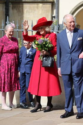 . 05 04 2026. Windsor , United Kingdom. UK Royals leaving the Easter Sunday church service at Windsor Castle , United Kingdom.  xStephenxLockx xi-Imagesx IIM-26682-0065