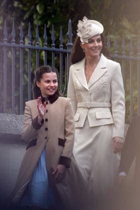 Easter Service at St. George s Chapel, Windsor Castle, London, UK - Sunday 5 April Princess Charlotte and Catherine - Princess of Wales arrives for an Easter Service at St. George s Chapel, Windsor Castle, London, England, UK on Sunday 5 April, 2026., Credit:Justin Ng Avalon UK, England, London, St. George s Chapel, Windsor Castle Copyright: xJustinxNgx xAvalonx 1088789870