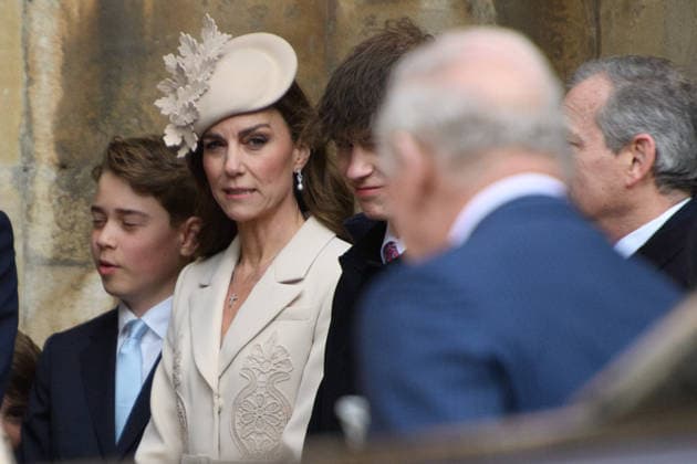 Easter Service at St. George s Chapel, Windsor Castle, London, UK - Sunday 5 April Catherine - Princess of Wales arrives for an Easter Service at St. George s Chapel, Windsor Castle, London, England, UK on Sunday 5 April, 2026., Credit:Justin Ng Avalon UK, England, London, St. George s Chapel, Windsor Castle Copyright: xJustinxNgx xAvalonx 1088789901