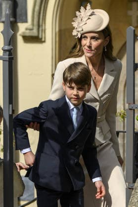 British Royal Family attend Easter Sunday Service at Windsor Castle WINDSOR, UNITED KINGDOM - APRIL 05: Prince Louis and Catherine, Princess of Wales attend the Easter Service at St George’s Chapel at Windsor Castle in Windsor, United Kingdom on April 05, 2026 Stringer Anadolu Windsor United Kingdom. Editorial use only. Please get in touch for any other usage.  Copyright: x2026xAnadoluxStringerx