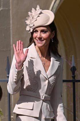 Members of the British royal family depart the Easter Matins Service at St George™s Chapel, Windsor Castle Featuring: Catherine, Princess of Wales Where: Windsor, United Kingdom When: 05 Apr 2026 Credit: Cover Images EDITORIAL USE ONLY. NOT FOR USE BY NEWSPAPERS BASED IN THE UK. Copyright: xx coverimg55600396