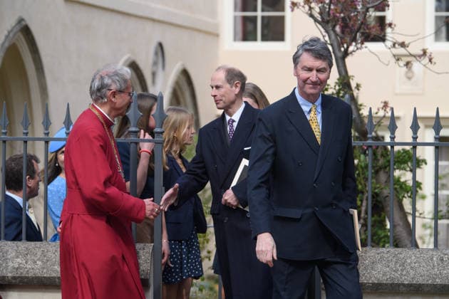 Easter Service at St. George s Chapel, Windsor Castle, London, UK - Sunday 5 April Prince Edward and Vice Admiral Sir Timothy Laurence depart an Easter Service at St. George s Chapel, Windsor Castle, London, England, UK on Sunday 5 April, 2026., Credit:Justin Ng Avalon UK, England, London, St. George s Chapel, Windsor Castle Copyright: xJustinxNgx xAvalonx 1088832553