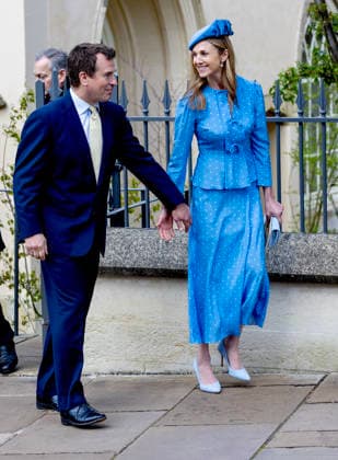 05-04-2026 England Son of Princess Anne and Mark Phillips Peter Phillips with future wife Harriet Sperling attend the Easter Mattins Service at St. Georges Chapel, Windsor Castle on Easter Sunday in Windsor, Berkshire, UK. Â  Copyright: xPPEx