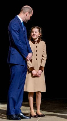 05-04-2026 England Prince of Wales, William and Princess Charlotte attend the Easter Mattins Service at St. Georges Chapel, Windsor Castle on Easter Sunday in Windsor, Berkshire, UK. Â  Copyright: xPPEx