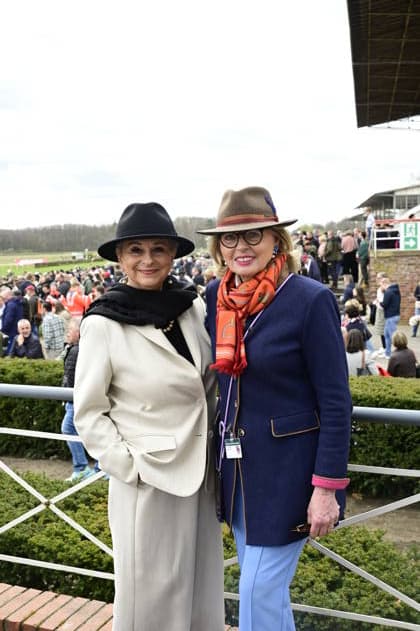 Dagmar Frederic and Tini Gräfin von Rothkirch at the grand opening of the 2026 season at Hoppegarten racecourse Berlin, 05 04 2026 Copyright: xMatthiasxWehnertx