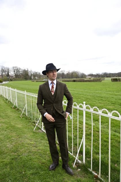 Tom Schilling at the grand opening of the 2026 season at Hoppegarten racecourse Berlin, 05 04 2026 Copyright: xMatthiasxWehnertx